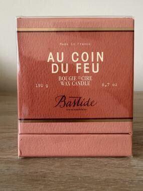 Bastide Au Coin du Feu Wax Candle 6.7 oz 190g New Sealed France